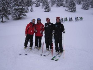 Maggie Doherty, Cole Schneider, Shane Anderson and Cory Snyder in Oberjoch, Germany 2011 WC